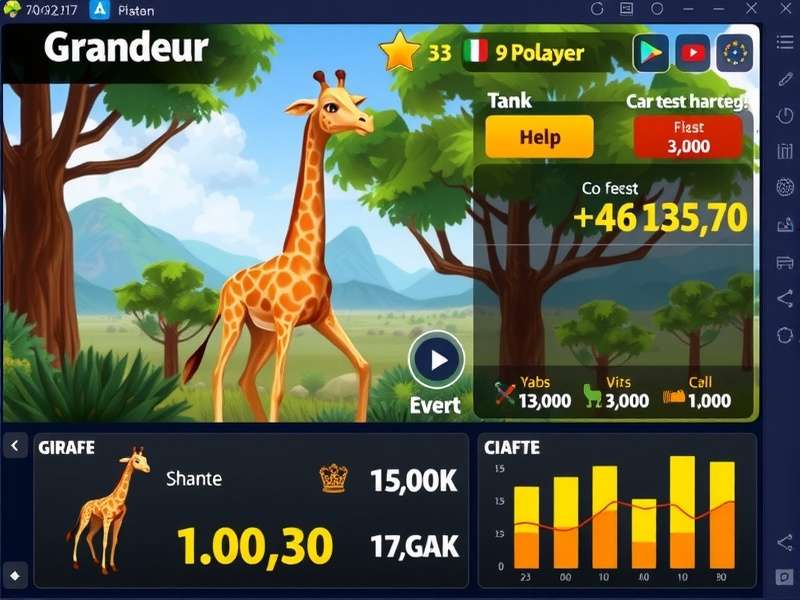 Giraffe Grandeur Indian player statistics visualization